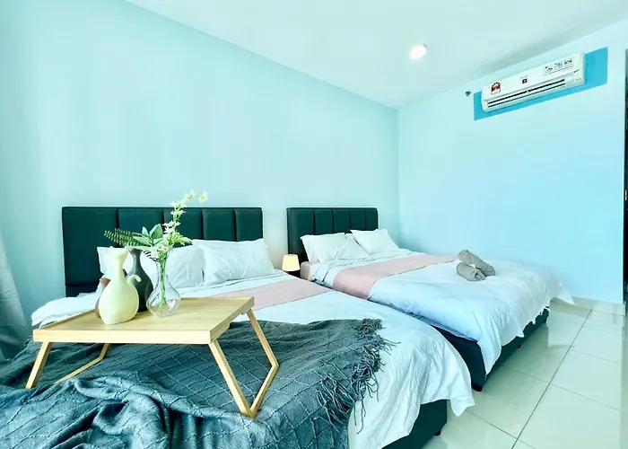 V 1-5Pax Cozy Home Trefoil Setia Alam 2 Queen Bed