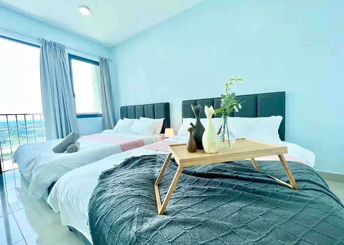 V 1-5Pax Cozy Home Trefoil Setia Alam 2 Queen Bed